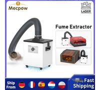 Extracteur de fumée Mecpow P150 150W, aspiration réglable, filtration 3 couches, taux d'élimination de 99-97%, pré-filtre HEPA, charbon actif, conception intégrée et étanche, silencieux 50dB, portable
