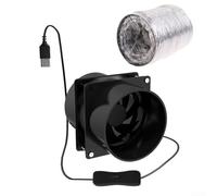 Extracteur de fumée USB ESD avec conduit, 3500 tr/min, circulation d'air pour fer à souder, bricolage, atelier, ventilation de cuisine (ventilateur uniquement)