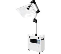 Extracteur de fumées de soudure avec télécommande, dispositif anti-fumée, bras de support en alliage d'aluminium, bouton, purificateur de fumée pour le soudage DIY et la réparation de téléph