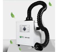 Extracteur de fumées de soudure, purificateur de fumées, forte aspiration, tuyau de fumage réglable à 360°, panneau de commande à bouton, machine à fumer pour soudage mobile (Couleur : 110 V