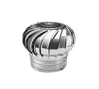 Extracteur De Fumées Rotatif Éolien, Chapeau De Cheminée Rotatif Acier Inoxydable 304, Conduit De FuméE Sortie De Toit, Tournant Rotatif Anti-Descendeur Chapeau Cheminée Toit(110mm/4.3in)