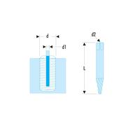 Extracteur de goujon à l'unité pas à droite 8,6 à 9,8 mm - Par 5 - FACOM - 285.11