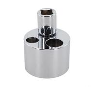 Extracteur de goujons pour enlever les boulons cassés, 6 mm à 19 mm, compatible avec cliquet d'entraînement 2", argent