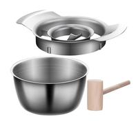 Extracteur de grenade | Outils en acier inoxydable de qualité supérieure pour un facile de grenade | Accessoires de cuisine pour un retrait rapide des écorces et des noyaux de grenade avec bol