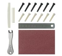 Extracteur de guitare avec sillet de sillet de guitare, chevilles de guitare acoustique, chevilles de chevalet de guitare