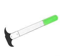 Extracteur de joint d'huile pour réparation de voiture - Outil d'extraction à double crochet avec poignée en plastique - Longueur 313 mm - Compatible avec joints toriques et joints