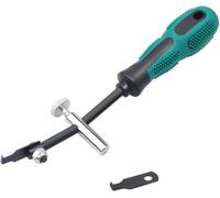 Extracteur de joint d'huile universel réglable pour arbre à cames et vilebrequin, extracteur de crochet pour l'entretien du moteur de voiture et moto