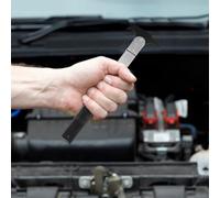 Extracteur de joint pour le retrait de joints d'huile - Très résistant de 30,5 cm avec double pointes de crochet, acier au carbone traité thermiquement, rouge/noir, compatible avec voitures, SUV L