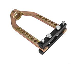 Extracteur de joint pour transmission de voiture et démontage d'arbre de transmission, séparateur d'essieu réglable à 9 trous avec construction en acier au chrome vanadium, jaune