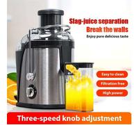 Extracteur de jus - 1.5L/400W - Extracteur de Jus de Fruits Légumes - Goulotte d'alimentation large -Rendement en jus 99 %-Sans BPA