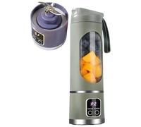 Extracteur De Jus À Affichage Numérique - Affichage LED Intelligent, Mixeur Multimode Numérique, Mixeur Portable for Fruits, Smoothies, Boissons Diététiques(Green)