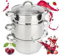 Extracteur de jus à vapeur 8 L KARL HAUSMANN Extracteur de jus de fruits à induction 8 L Extracteur de jus de fruits