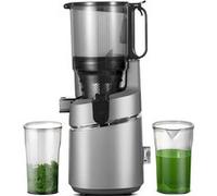 Extracteur de jus - AMZCHEF - Extracteur de jus lent automatique - Ouverture de 135 mm et capacité de 1,8 L - Gris