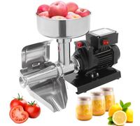Extracteur de jus, appareil à sauce tomate électrique 450 W, coupe-légumes multifonctionnel, presse-purée et passoire professionnelle en acier inoxydable pour la mise en conserve de purées d