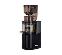 Extracteur de Jus BioChef Atlas Whole PRO - Moteur de qualité commerciale - 40 tr/min, Large Ouverture, Noir Noir