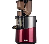 Extracteur de Jus BioChef Atlas Whole Slow Juicer PRO - Puissance maximale 400W / 40 tr/min, Grande Ouverture, Moteur très puissant (Rouge)