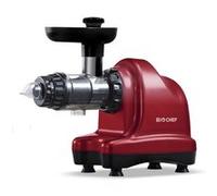 Extracteur de Jus BioChef Axis Cold Press Juicer - Extracteur Masticateur Horizontal pour Herbe de Blé, Fruits et Légumes avec 20 ans de Garantie BioChef (rouge)