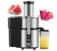 Extracteur De Jus Centrifuge - Large Ouverture De 84 mm,Rendement Élevé,5 Vitesses,Séparation Efficace De La Pulpe,Pour La Maison,Les Restaurants,Les Stands De Rue Et Les Bars À Jus