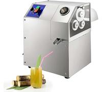 Extracteur de jus de canne à sucre, extracteur de jus de canne à sucre à 3 rouleaux, presse-agrumes en acier inoxydable 50 kg/h pour restaurant, snack, bar, pâtisserie