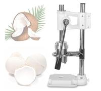 Extracteur de jus de canne à sucre, ouvre-noix de coco vertical, outil portable pour percer les noix de coco tendres, avec levier manuel pour économiser du travail, ouvre-presse manuel (blan