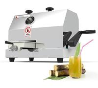 Extracteur de jus de canne à sucre, presse-agrumes manuel, presse-canne à sucre commerciale à 3 rouleaux, extracteur en acier inoxydable, séparation des scories et du jus, pour salon de thé