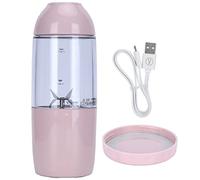 Extracteur de Jus Électrique Portable 380ml, 4 Lames, Batterie 4000mAh, Induction Électromagnétique, Protection Arrêt Automatique - Recharge USB Rapide, Préparation Facile et