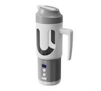 Extracteur de jus électrique portable sans fil avec séparateur de pulpe pour smoothies et légumes Blanc Rose Vert (double lame gris)