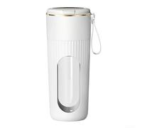 Extracteur de jus électrique portable sans fil machine à jus avec séparateur de pulpe pour smoothies et légumes Blanc Rose Vert (HL02 White)
