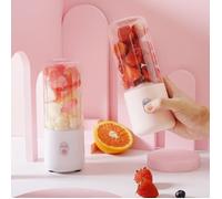 Extracteur de jus électrique portable - WIRLSWEAL - 410ml - Temps de travail 40s - Blanc
