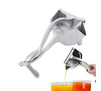 Extracteur de jus ergonomique à main - Maîtrisez votre routine matinale, extracteur de fruits professionnel pour citron et pamplemousse, passoire anti-goutte, facile à nettoyer avec bec en V