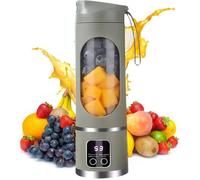 Extracteur de jus - Extracteur de jus de fruits et légumes - Extracteur de jus électrique portable USB - 500 ml - Mini blender -