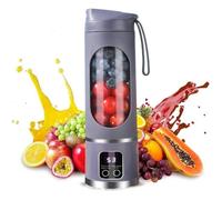 Extracteur de jus - Extracteur de jus pour légumes et fruits - Extracteur de jus électrique portable USB - 500 ml - Mini blender - B