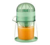 Extracteur de jus manuel, blanc, 400 ml, avec bac de récupération, ustensile de cuisine stable pour jus frais, extracteur de fruits mobile, appareil d'extraction portable pour pique-nique et camping