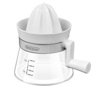 Extracteur de jus manuel - Capacité de 500 ml - Presse-agrumes manuel - Presse-agrumes rotatif unique de pamplemousse - Petit presse-agrumes manuel - Presse-orange pour jus de pamplemousse