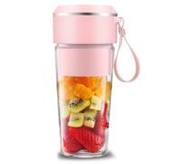 Extracteur de jus portable 200 W, mixeur électrique multifonction pour la maison, capacité 400 ml, blender compact rechargeable 1 200 mAh pour bureau, fitness, jus à emporter