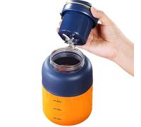 Extracteur De Jus Portatif | Machine 1300 ml Légère Rechargeable Compacte Sans Fil | Machine À Jus Portable,Pour Aliments Fruits Voyage Randonnée Gym Cuisine Maison Intérieur Extérieur