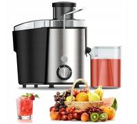 Extracteur de Jus Professionnel 800W HDeye - Cuve 600ml, Lames Inox, 2 Vitesses, Sécurité Maximale