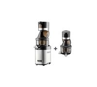 - Extracteur de jus professionnel CS600 + tête supplémentaire - 40L de jus par heure - Utilisation non-stop sans surchauffe - Idéal pour bar, café,