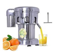 Extracteur de jus professionnel, presse-agrumes électrique 370 W, centrifugeuse robuste, extracteur de jus en acier inoxydable avec filtre for jus de fruits, restaurants et hôtels