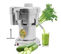 Extracteur de jus professionnel, presse-agrumes électrique en acier inoxydable 370 W for fruits et légumes, centrifugeuse robuste, séparation des jus et des résidus, faible bruit