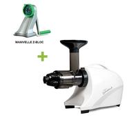 Extracteur de jus - TRIBEST - Solostar 4 - Blanc - Manivelle Z-Bloc - 135 watts