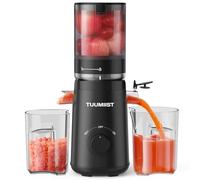 Extracteur de jus TUUMIIST avec Goulotte Extra Large de 134 mm, Meilleur Extracteur de jus Pour Fruits et Légumes, Adapté aux Fruits et Légumes Entiers, Facile à Nettoyer, Rendement élevé