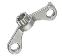 Extracteur de Manivelle 2 en 1 pour Shimano HollowTech II - Outil Chromé avec Crochet - Compatible 8mm & 9,5mm - pour Vélo de Route & VTT