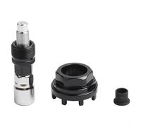 Extracteur de manivelle de vélo avec anneau de verrouillage à 8 dents pour un retrait efficace du couvercle de l'essieu, compatible avec les clés ouvertes standard de 32 mm et les clés réglables de 36