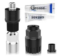 Extracteur de manivelle de vélo et pédalier - Extracteur de manivelle pour clé de 16 mm - Kit d'outils d'extraction de pédalier de vélo compatible avec (Shimano/ISIS/Octalink) 4 pans type carré