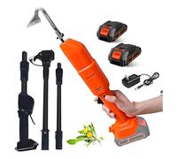 Extracteur de mauvaises herbes électrique avec batterie au lithium rechargeable, perche télescopique, 2500 tr/min, pour un desserrage rapide, interrupteur autobloquant pour la sécurité, idéal pour le