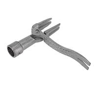 Extracteur de Mauvaises Herbes Original - Outil de Désherbage en Fer pour Enlever Les Racines - Outil de Désherbage sans Courbure - Désherbeur Debout - Outil de Jardin Facile à