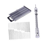 ＡＷＨＡＯ Extracteur de micro-vis, perceuse manuelle, portable, perceuse hélicoïdale à faire soi-même, perceuse à main pour caoutchouc, travail du bois,