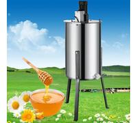 Extracteur de Miel 2/4-combe Extracteur Diagonal électrique, extracteur de Miel avec entraînement électrique en Acier Inoxydable avec Couvercle, extracteur tangentiel pour 2/4 Images, 2frame