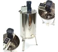 extracteur de miel électrique 3 cadres 3 rayons 56572 acier inoxydable VA extracteur d'abeilles